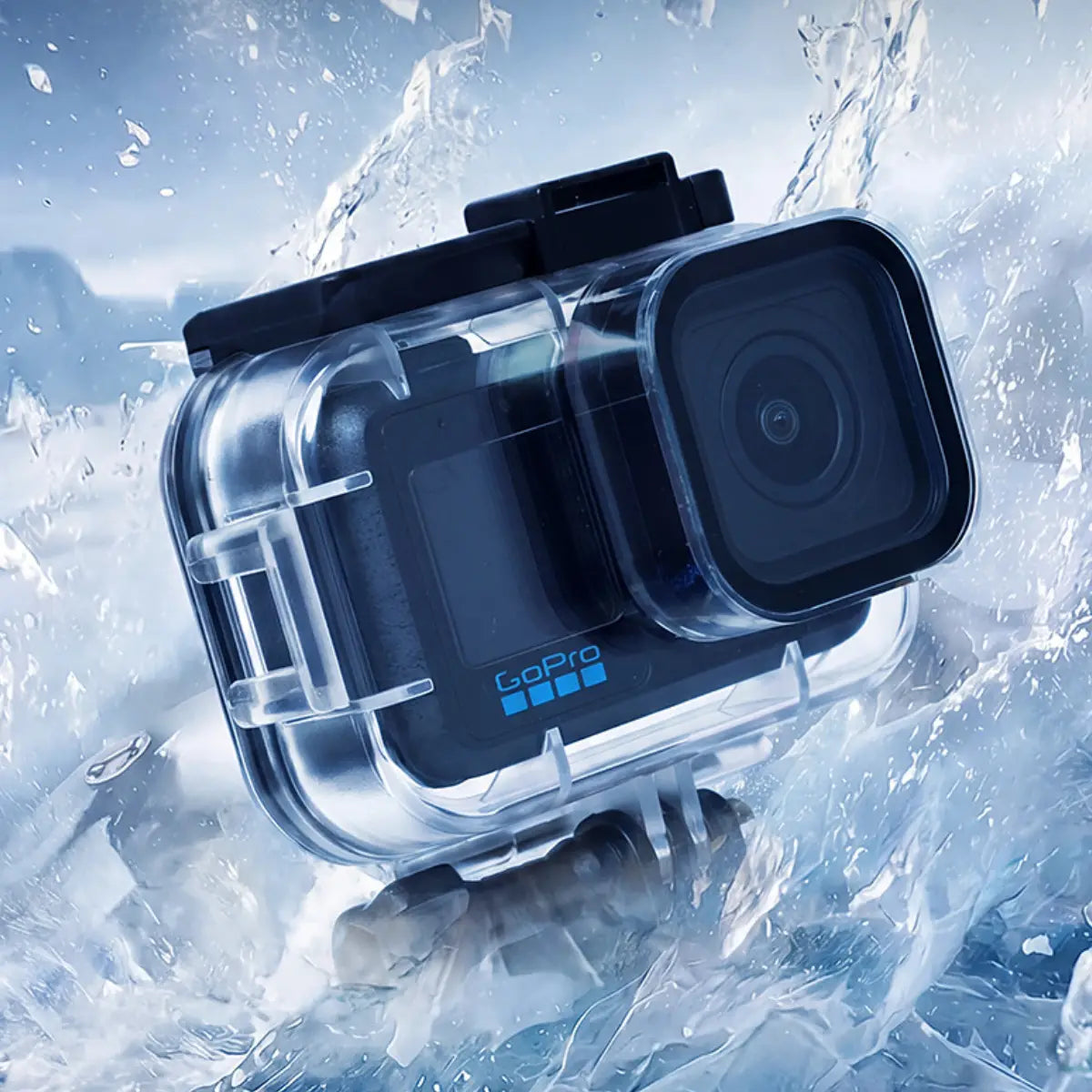 AeroFocus GoPro MISSION 1 waterproof housing with anti-fog inserts for underwater filming