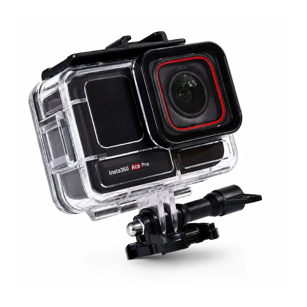 AeroFocus Insta360 Ace Pro 2 installed inside the 60m waterproof dive housing