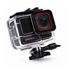 AeroFocus Insta360 Ace Pro 2 installed inside the 60m waterproof dive housing
