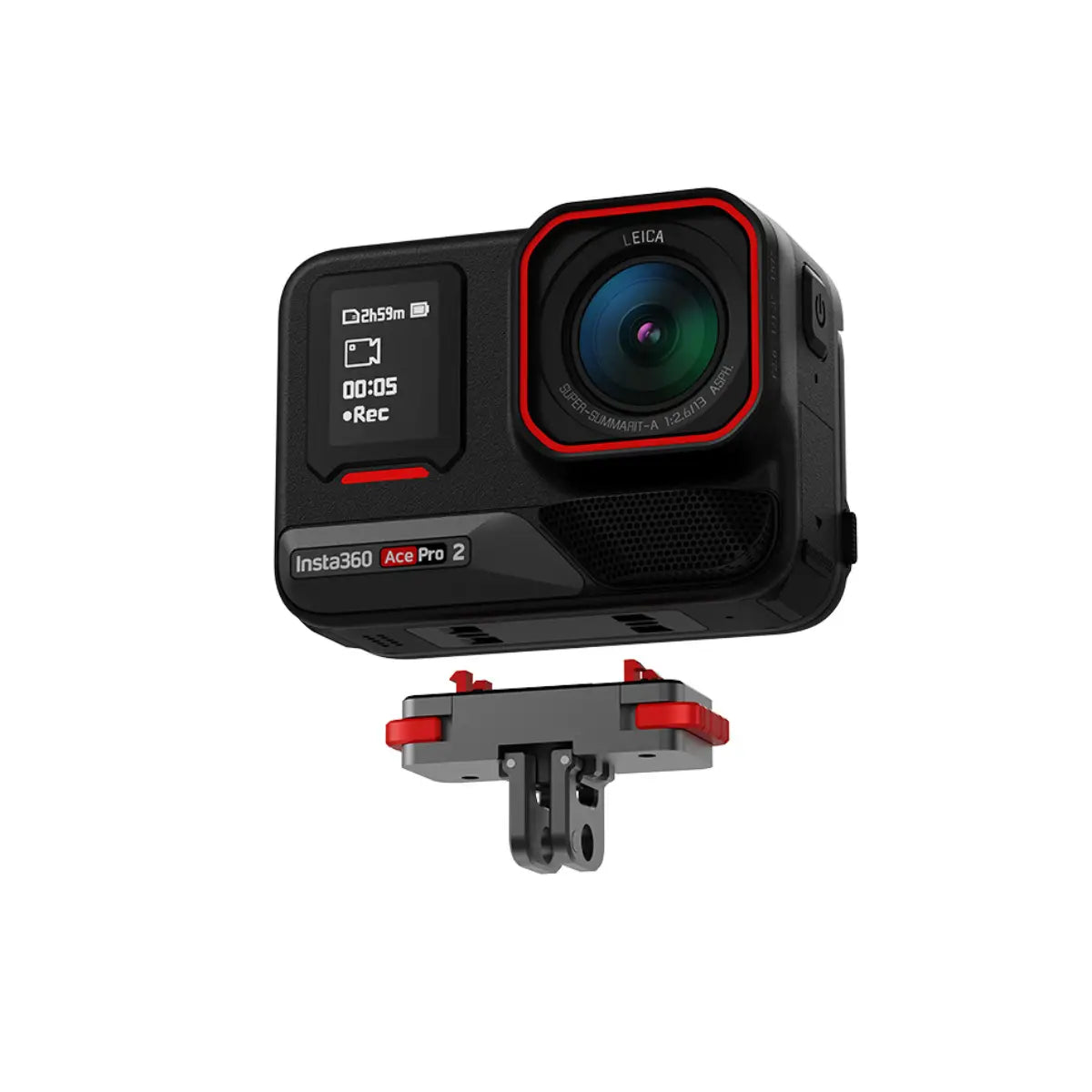 AeroFocus aluminum magnetic quick release mount compatible with Insta360 Ace Pro 2