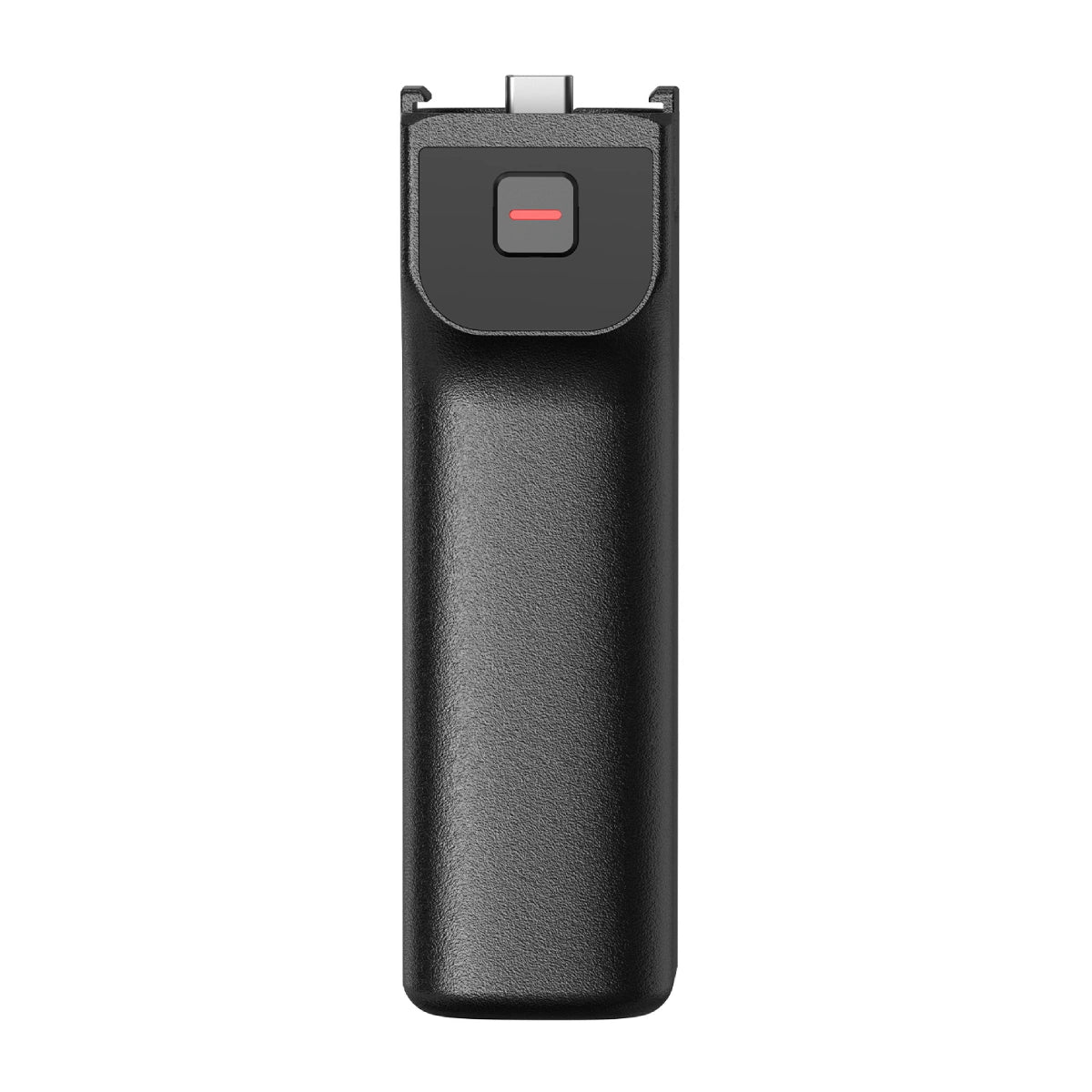 Front view of the AeroFocus extended battery handle for Insta360 Luna series cameras