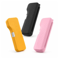 AeroFocus Insta360 Luna Ultra protective cases in Obsidian Black, Cherry Pink and Wheat Yellow