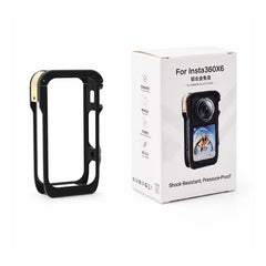 AeroFocus Insta360 X6 metal camera cage and retail packaging