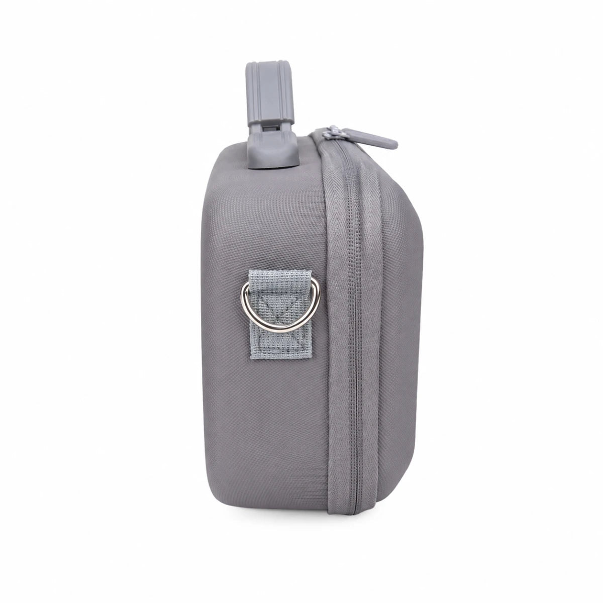 AeroFocus Insta360 X6 carrying case side profile with shoulder strap attachment