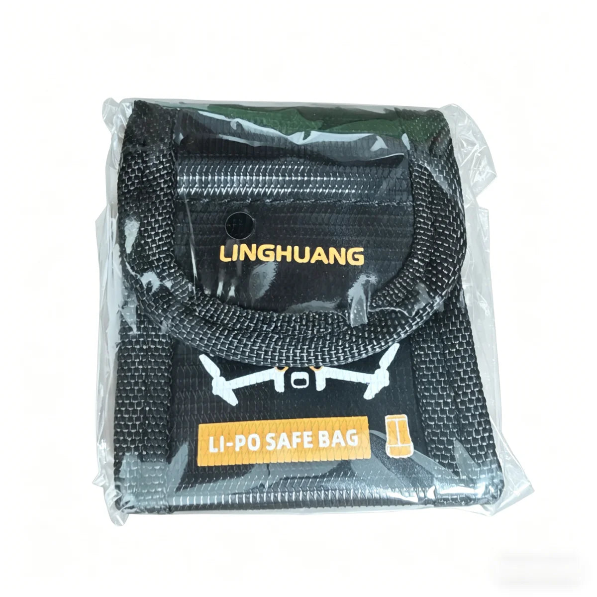 Retail packaging for DJI Mini 4 Pro fireproof battery bag