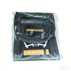 Retail packaging for DJI Mini 4 Pro fireproof battery bag