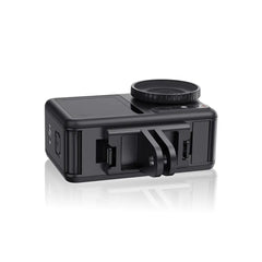 AeroFocus magnetic quick-release adapter installed on the bottom of a compatible DJI camera
