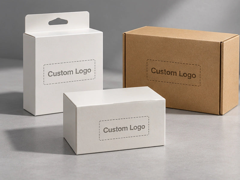 Custom retail packaging for camera and drone accessories, including camera filters, batteries and carrying cases.