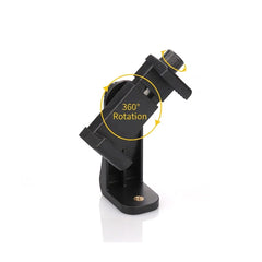 360 degree rotating phone holder clamp for flexible angle adjustment