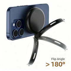 180 degree flip magnetic phone fill light with adjustable lighting angle
