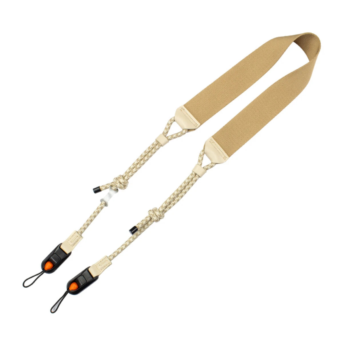 Apricot quick release camera neck strap with wide webbing