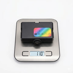 Portable RGB camera fill light with lightweight 110g compact design