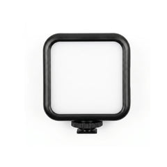 Portable RGB LED camera fill light for DSLR mirrorless and smartphone shooting