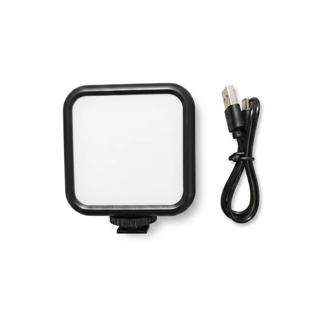 RGB mini LED pocket light package includes charging cable