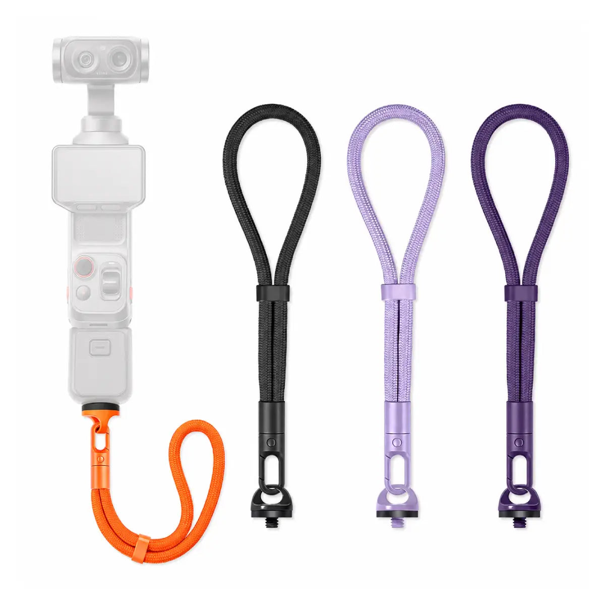 AeroFocus self-locking wrist strap for Insta360 Luna Ultra with 1/4 inch screw adapter