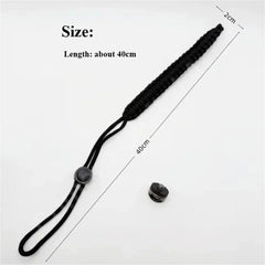 camera wrist strap size details