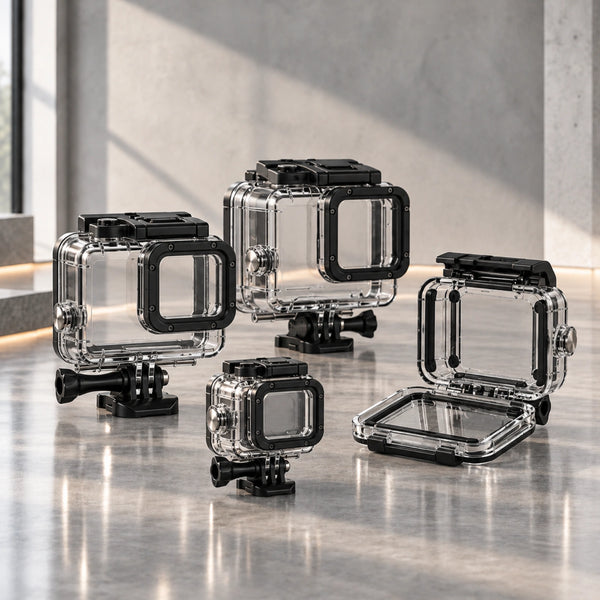 AeroFocus waterproof housings for action cameras and outdoor protection