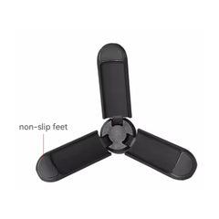 Close-up of the non-slip silicone foot pads on the DJI Pocket tripod.