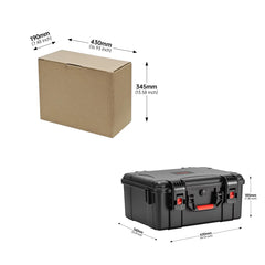 Product dimensions and weight specifications for Avata 360 hard case.
