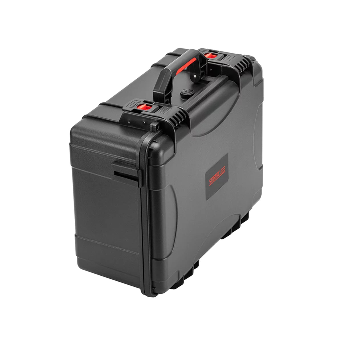 Close-up of the reinforced carrying handle on the STARTRC Avata 360 box.