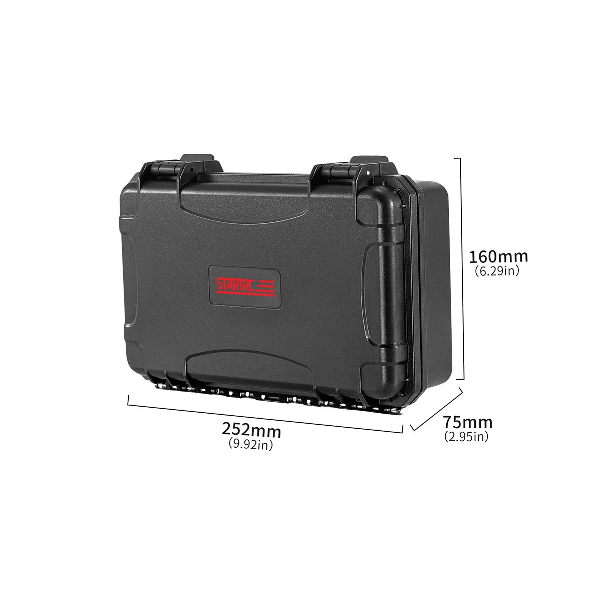 Product dimensions and weight chart for the DJI Pocket 4 DIY case.