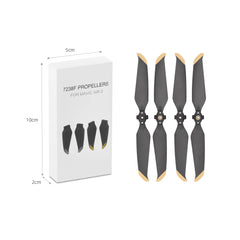 Black and gold edge 7238F propellers for DJI AIR 2S and AIR 2
