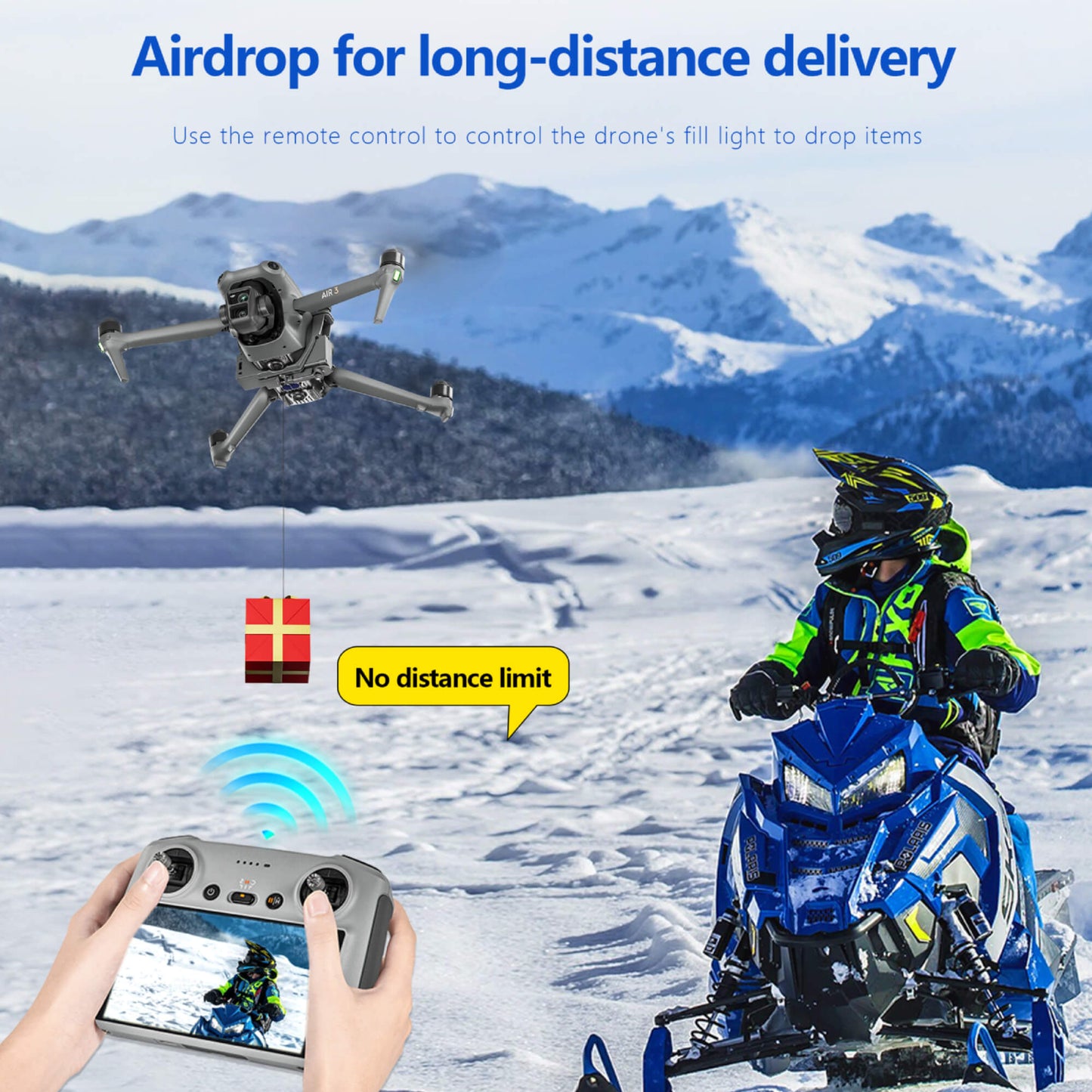 STARTRC air dropping system compatible with DJI Air 3 and Air 3S