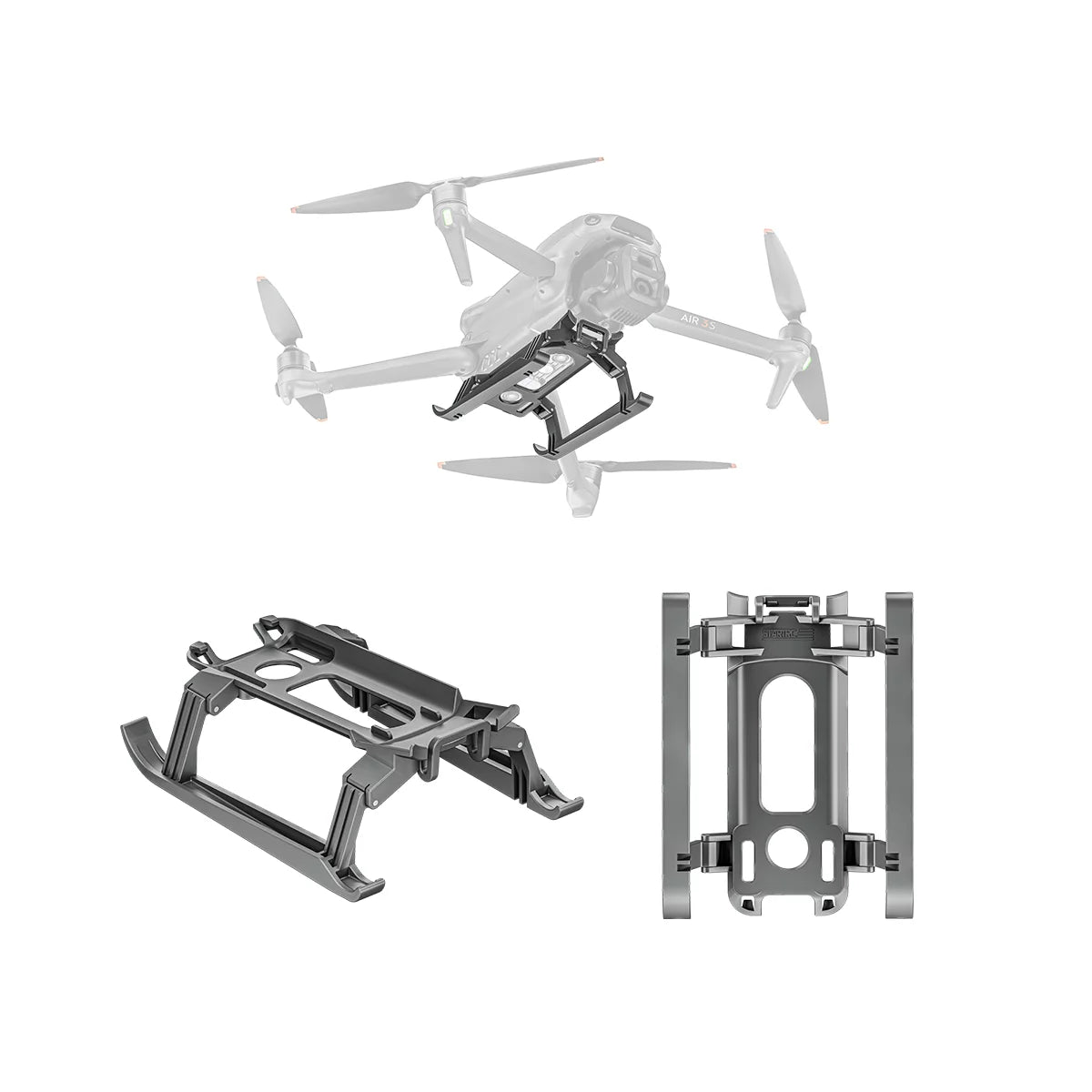 STARTRC DJI Air 3S landing gear extender foldable skid main view.