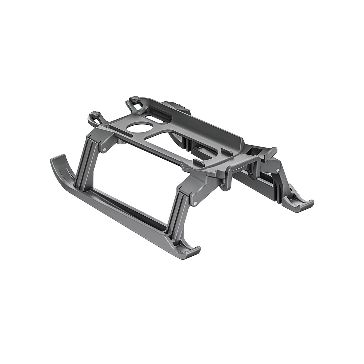 Single unit of the elevated landing gear for DJI drone in grey.