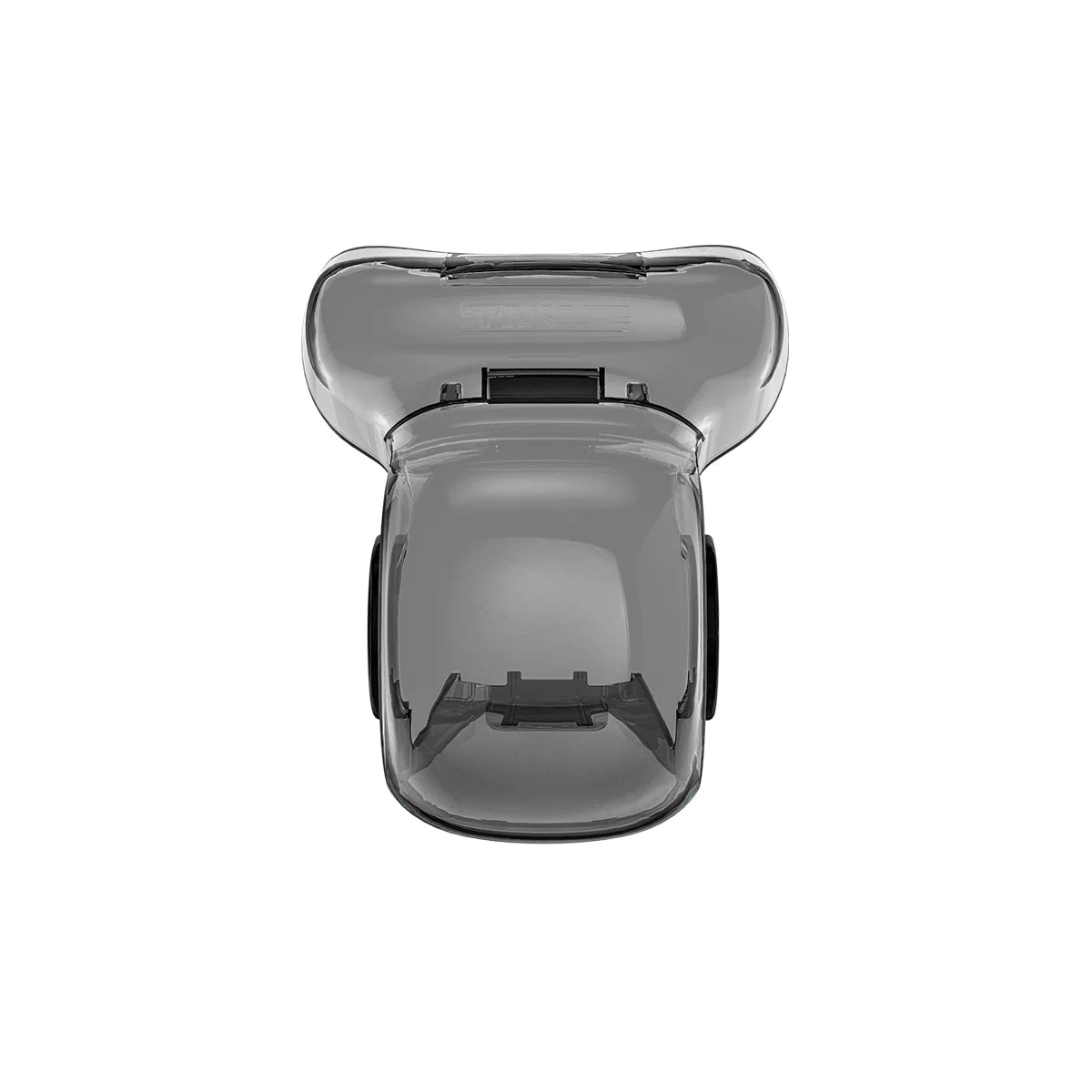 Front view of the DJI Air 3S camera protector showing clear sensors coverage.