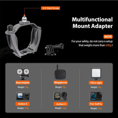 DJI Air 3/3S payload mount supporting up to 200g of external accessories.