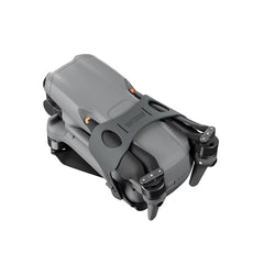 DJI Air 3S drone with the custom-fit propeller holder securely attached.