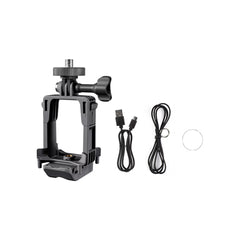 Package contents of DJI Avata 2 payload release kit including magnetic dropper and cables.