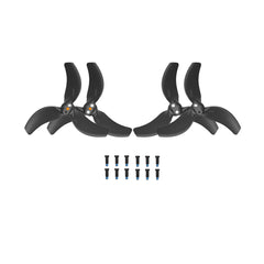 DJI AVATA 2 black propellers set installed on drone
