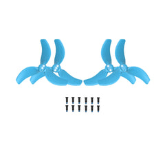 DJI AVATA 2 blue propellers set installed on drone