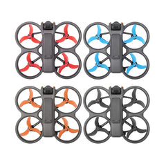 DJI AVATA 2 drone with all four propeller colors installed