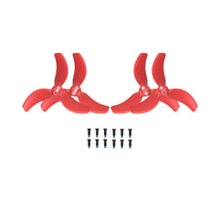 DJI AVATA 2 red propellers set installed on drone