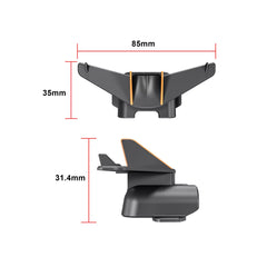Technical dimensions and size chart for the DJI Avata 2 tail wing.