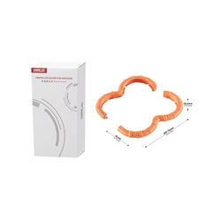 Dimensions and color box packaging for the DJI Avata 360 protector.