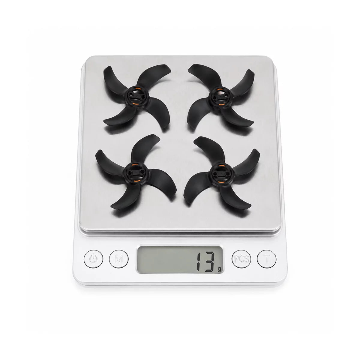 DJI AVATA 360 propellers showing 13g net weight