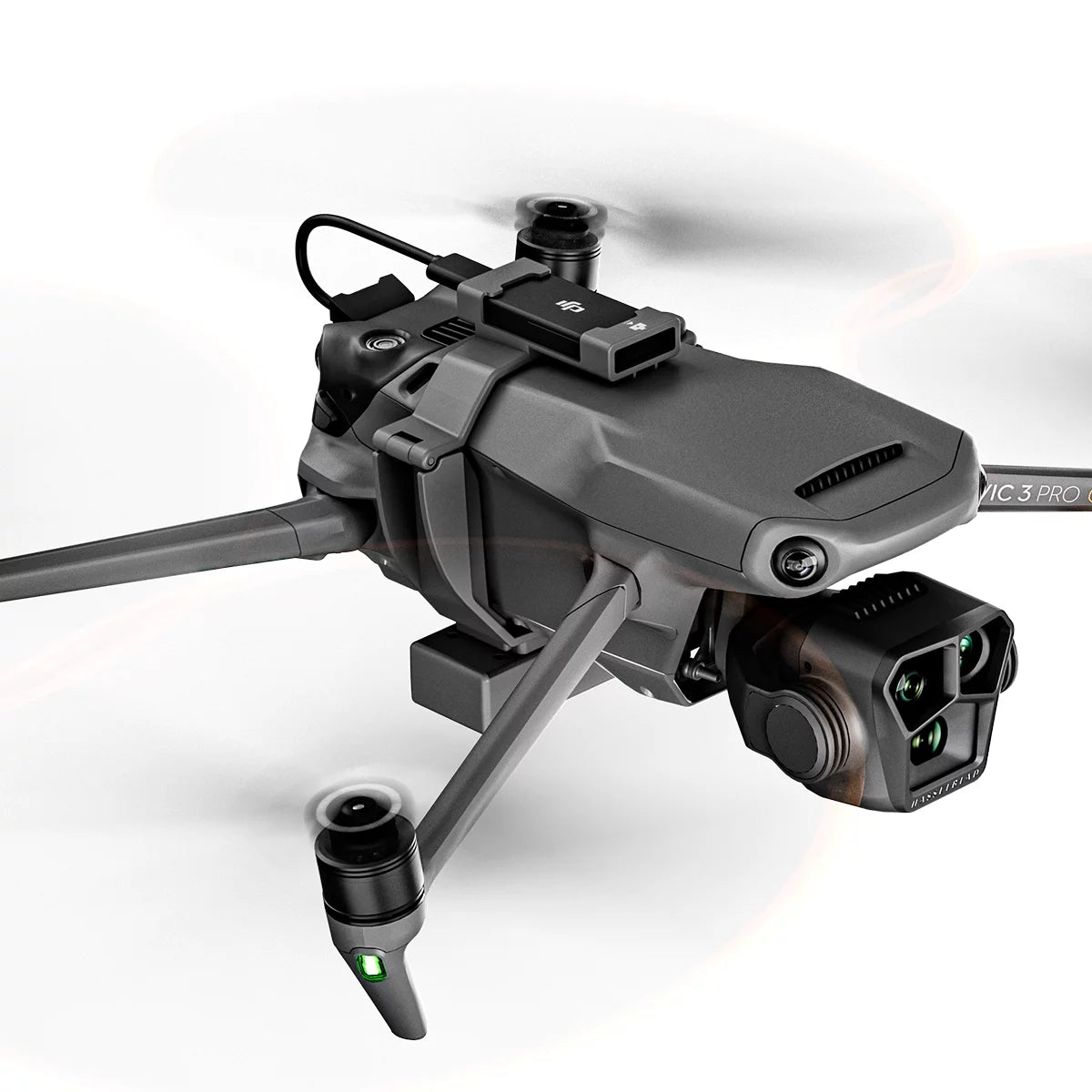 DJI Mavic 3 payload release system with 4G module mounted
