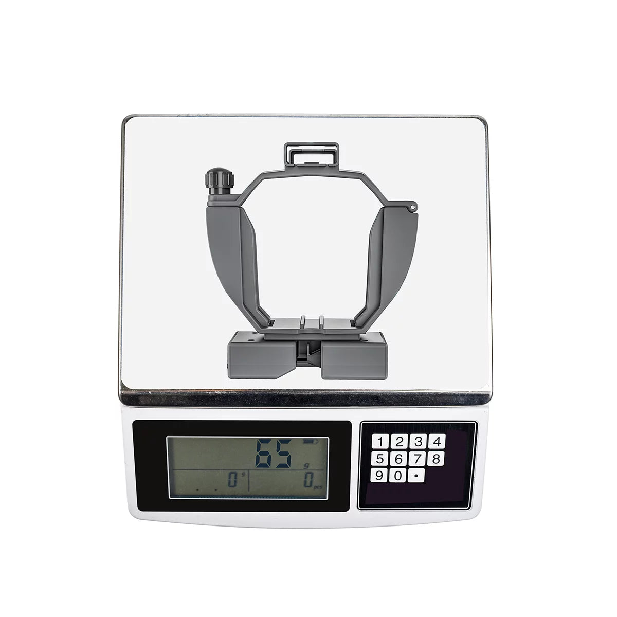 DJI Mavic 3 payload release system showing 65g net weight
