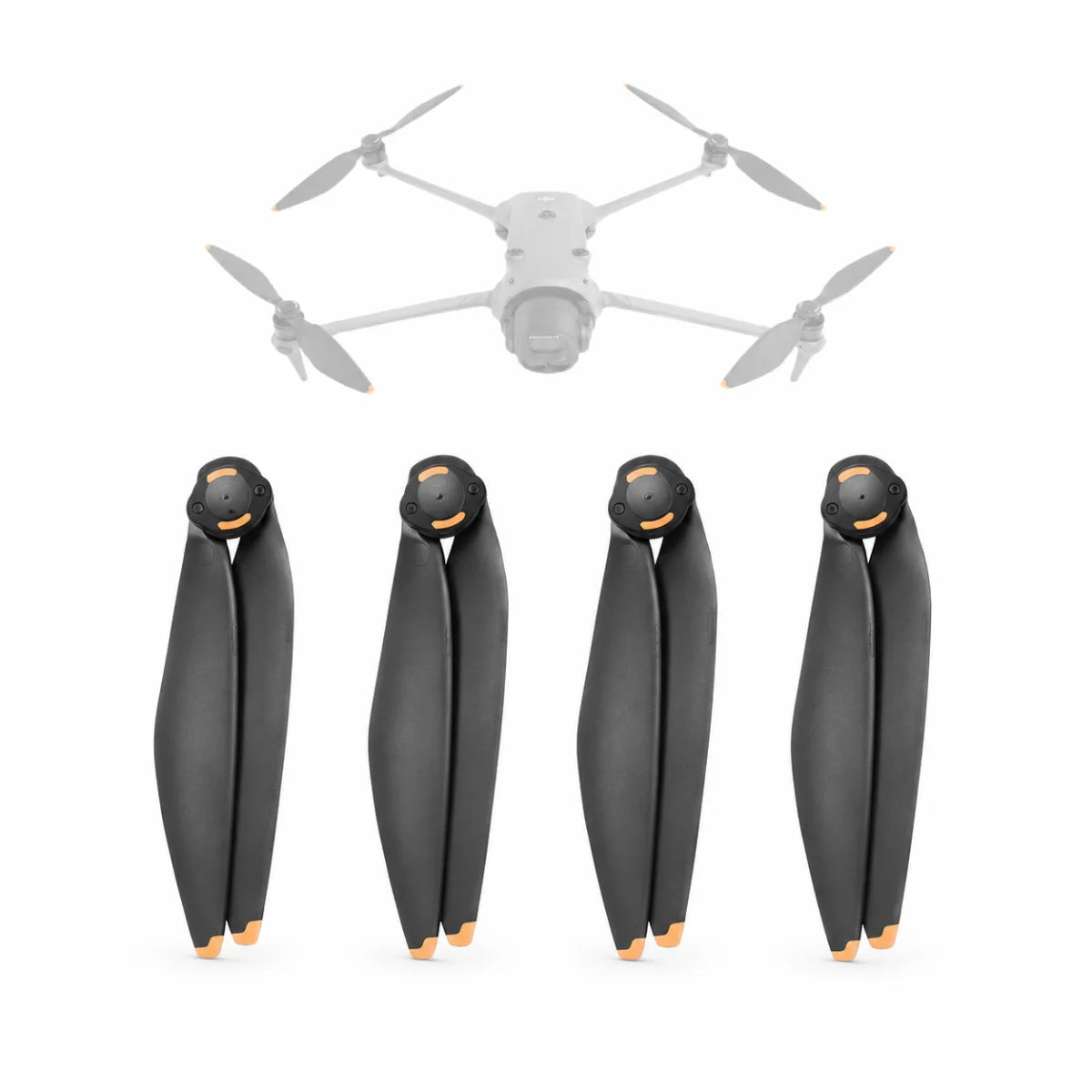 DJI Mavic 4 Pro Propellers main image showing two pairs of orange edge blades