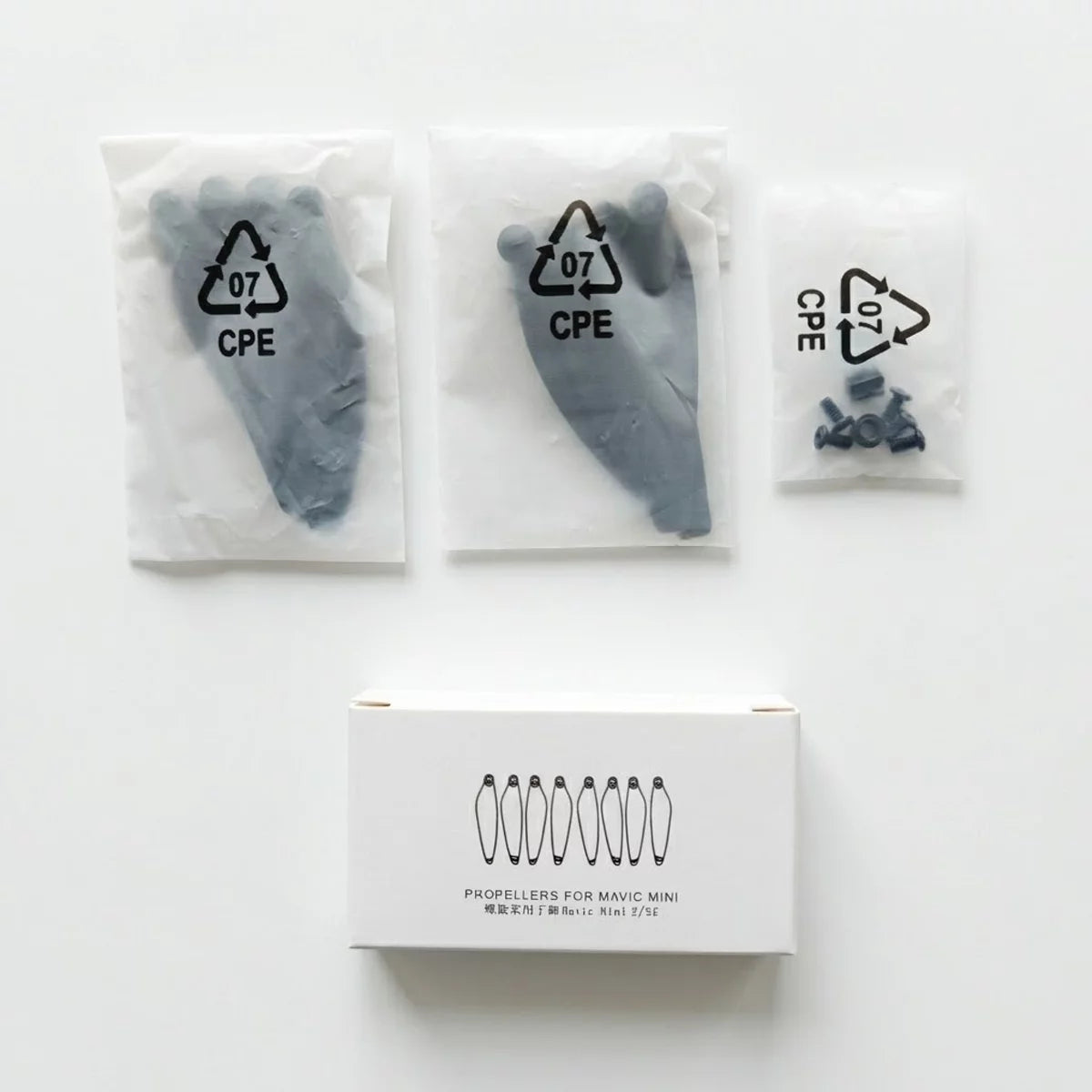 DJI Mini 2 propeller retail packaging front view