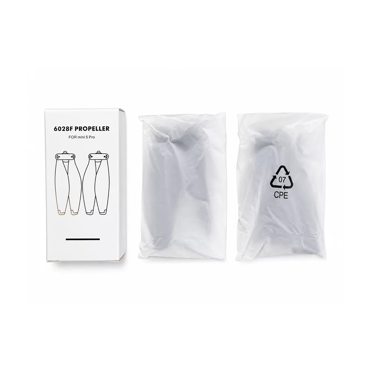 Package contents of DJI Mini 5 Pro Propellers including 2 pairs (4 blades)