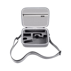 Empty DJI Osmo Mobile 8 vlogging bag showing internal molding.