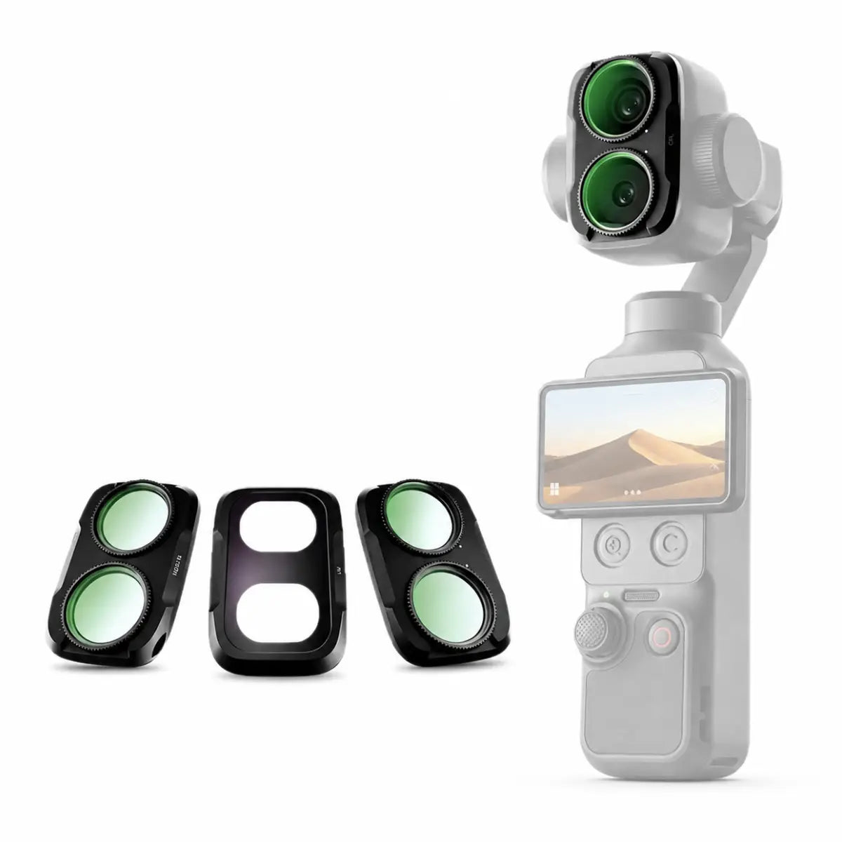 DJI Osmo Pocket 4P 3-pack filter kit with CPL, Black Mist 1/4 and VND1-5 filters
