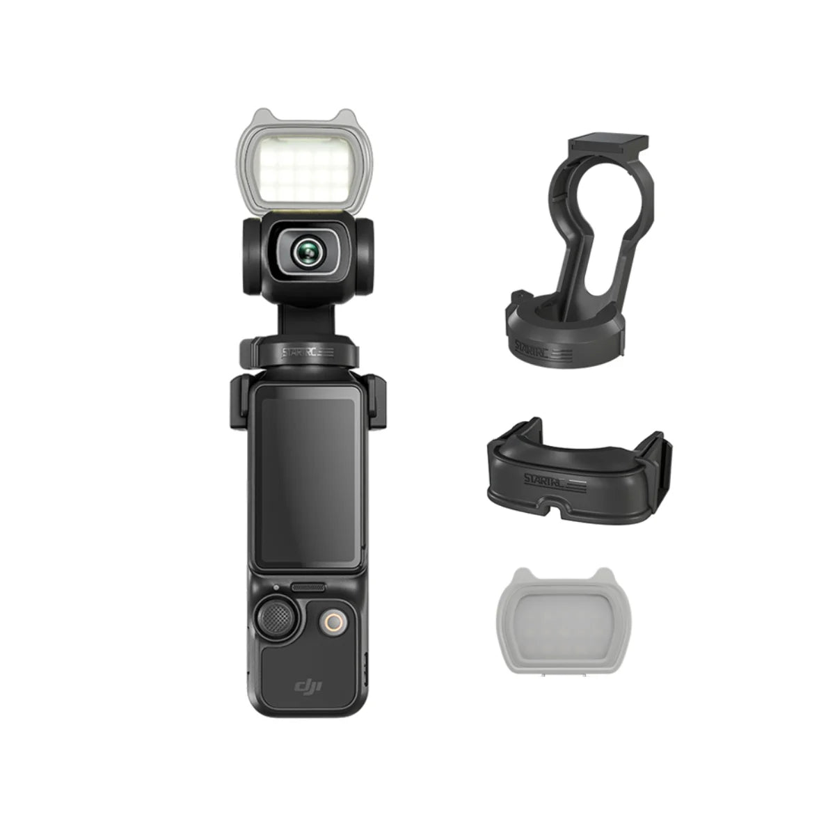 STARTRC DJI Pocket 3 magnetic fill light compact LED vlog light.