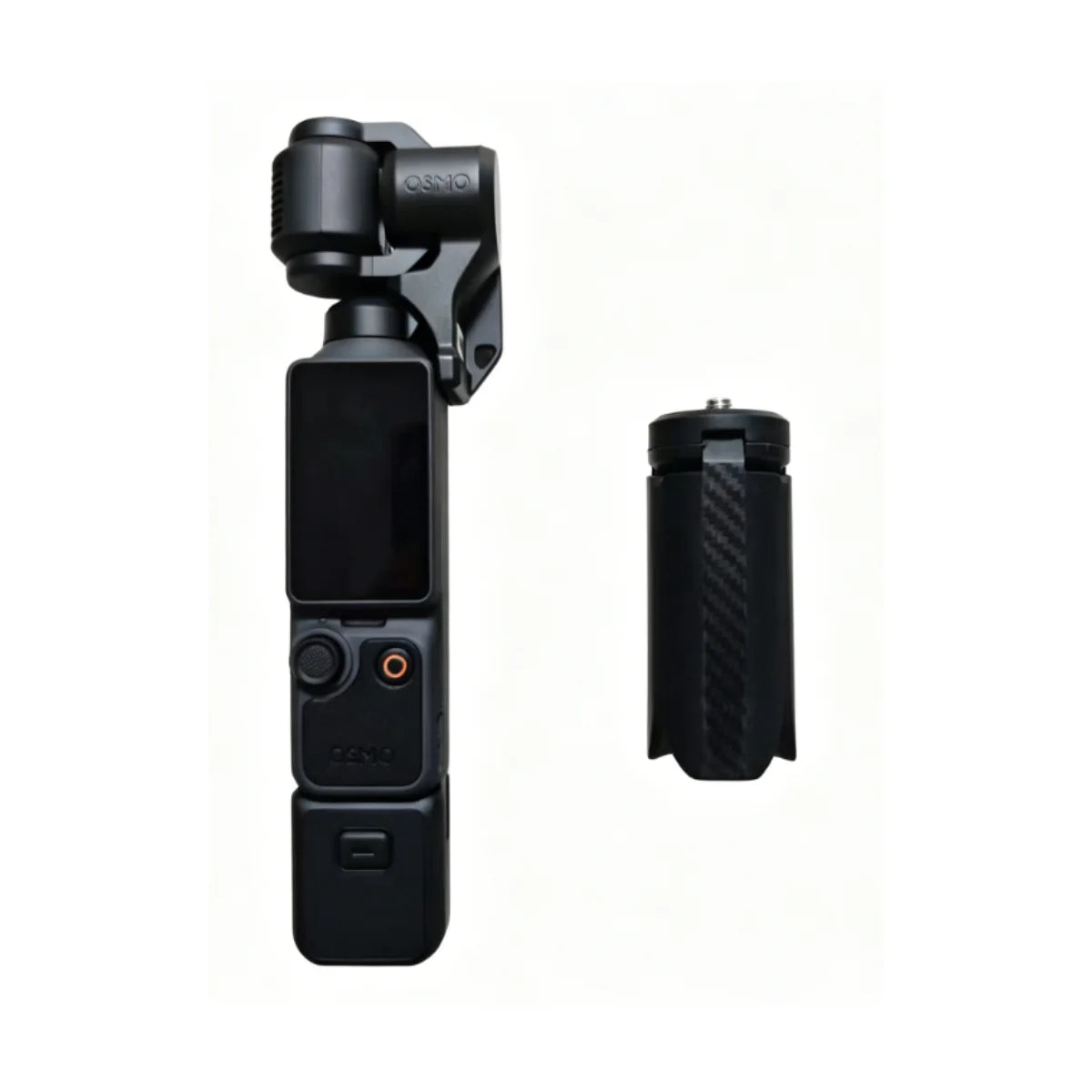 DJI Pocket 3 tripod mini portable stand in black.