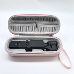 Pink DJI Pocket 4 case loaded with a single unit for female vloggers.